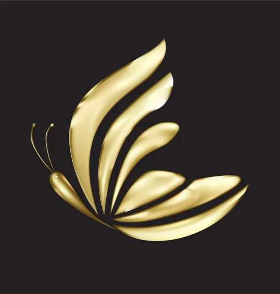金蝶のデザイン — ストックベクタ