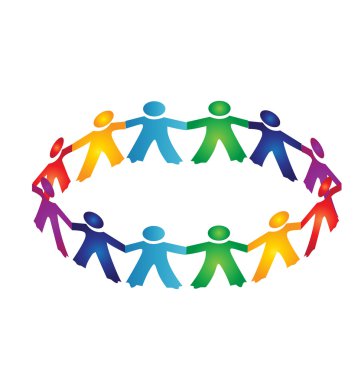 ekip çalışması logo vektör