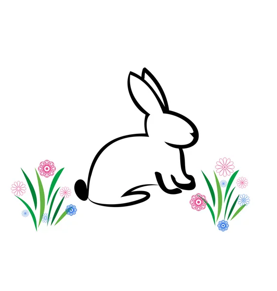 Easter bunny illustratie — Stockvector