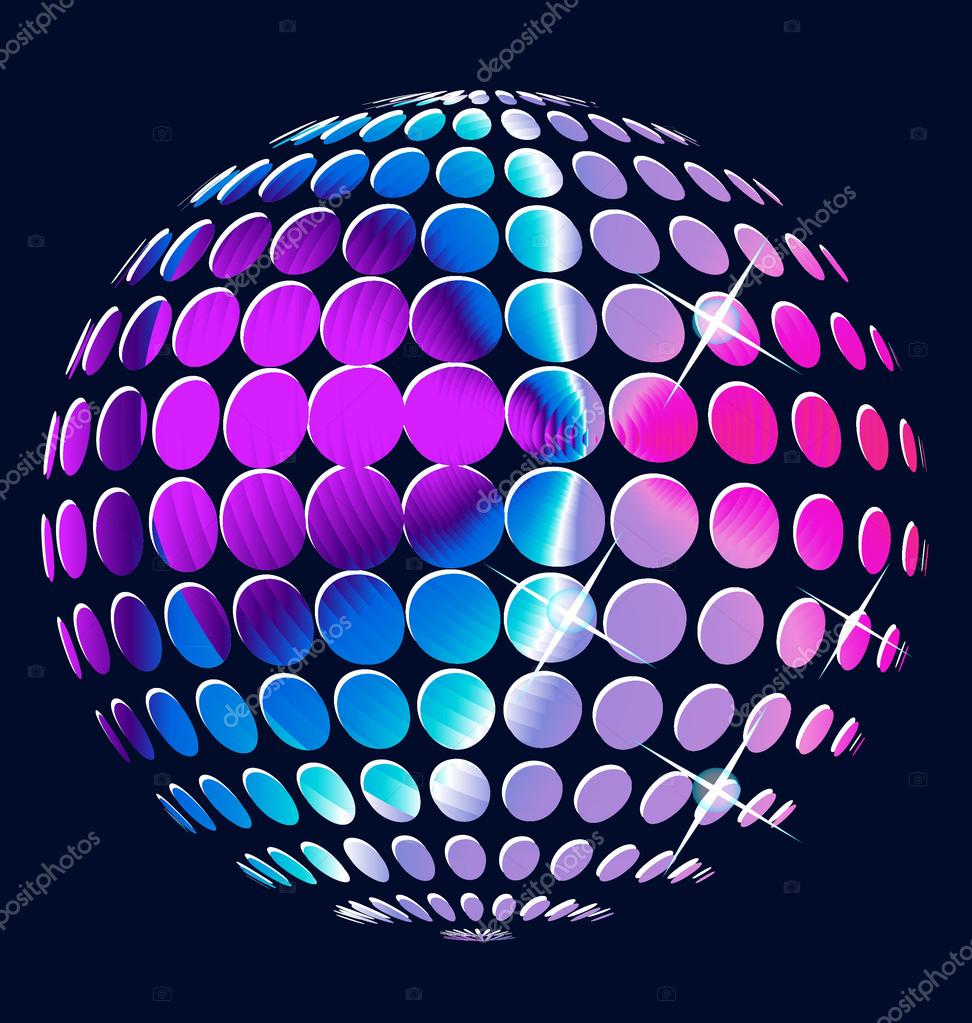 Abstract colorful globe vector Stock Vector by ©Glopphy 30002795