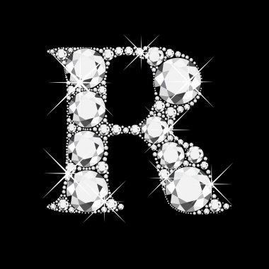 elmas bling bling ile harf r
