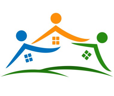 logo vektör gayrimenkul evleri
