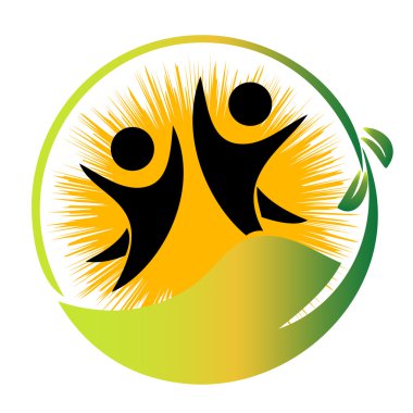 sağlıklı çalışması insanlar logosu