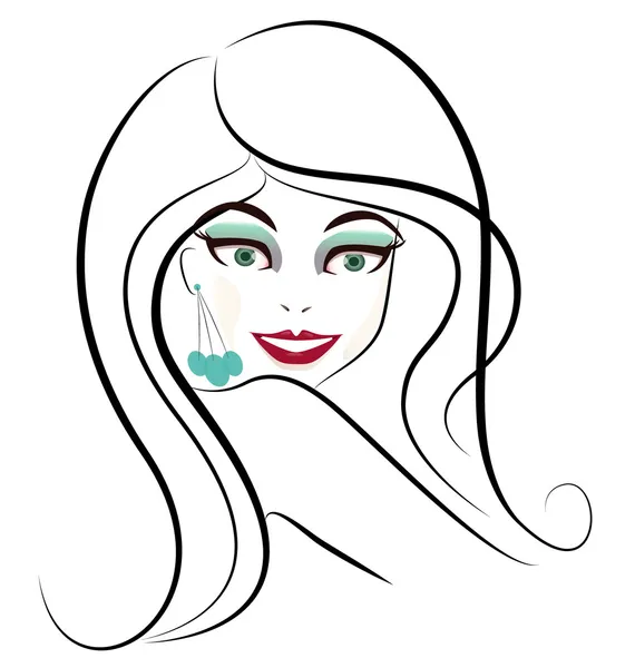 Vector del logotipo de Beauty Woman — Vector de stock