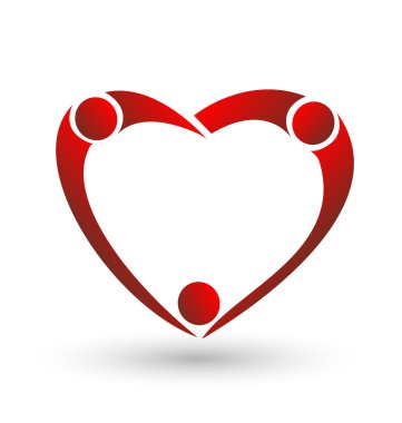 Aile sembolik logo vektör