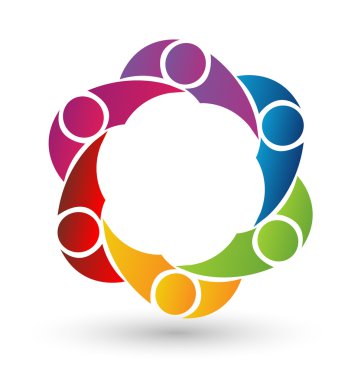 ekip çalışması Birliği insanlar logo vektör
