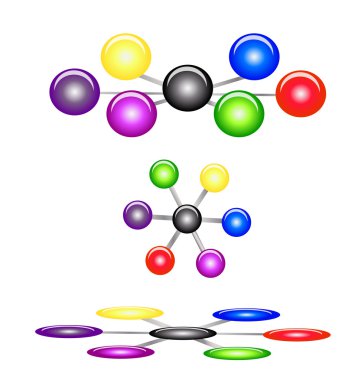 Soyut öğeler için laboratuvar logo şirket