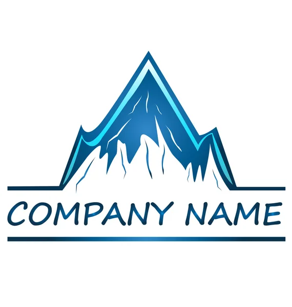 Vector of Mountains company logo — Stock Vector