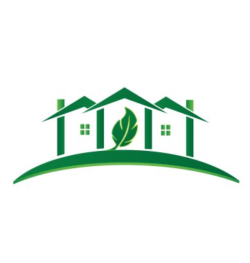 Gayrimenkul logo vektör evler
