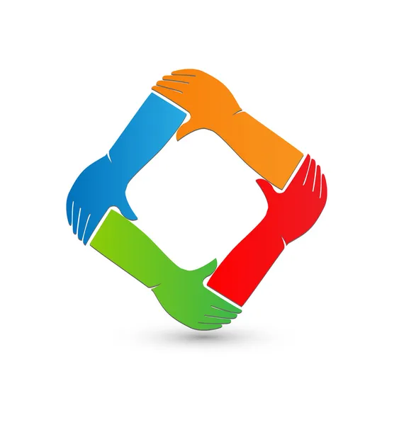 Handens logotyp — Stock vektor