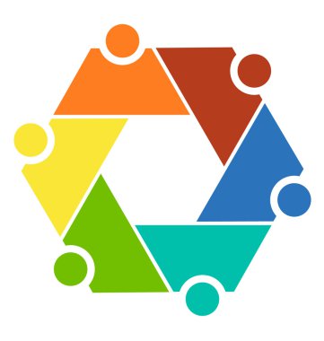 ekip çalışması insanlar sendika işçileri iş kavramı logo