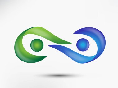 Logo tokalaşma takım çalışması arkadaşlık anlaşması insanlar vektör resim çizim tasarımı klipsleme