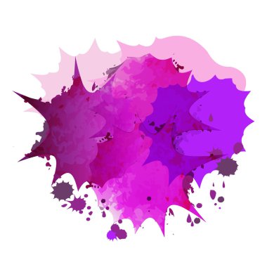 Magenta noktası suluboya vektör resim arkaplan şablonu