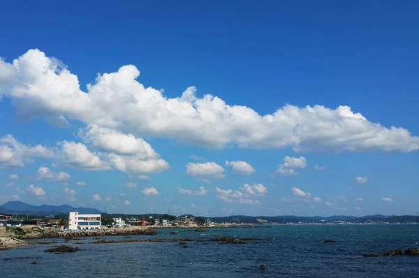 韓国の美しい砂利浜 — ストック写真