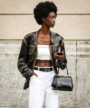 MILAN, Italy- September 25 2020: Women on the street in Milan.