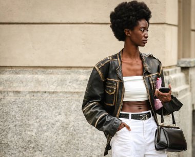 MILAN, Italy- September 25 2020: Women on the street in Milan.