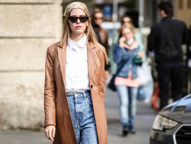 MILAN, Italy- September 26 2020: Women on the street in Milan.