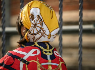 MILAN, Italy- September 26 2020: Women on the street in Milan.