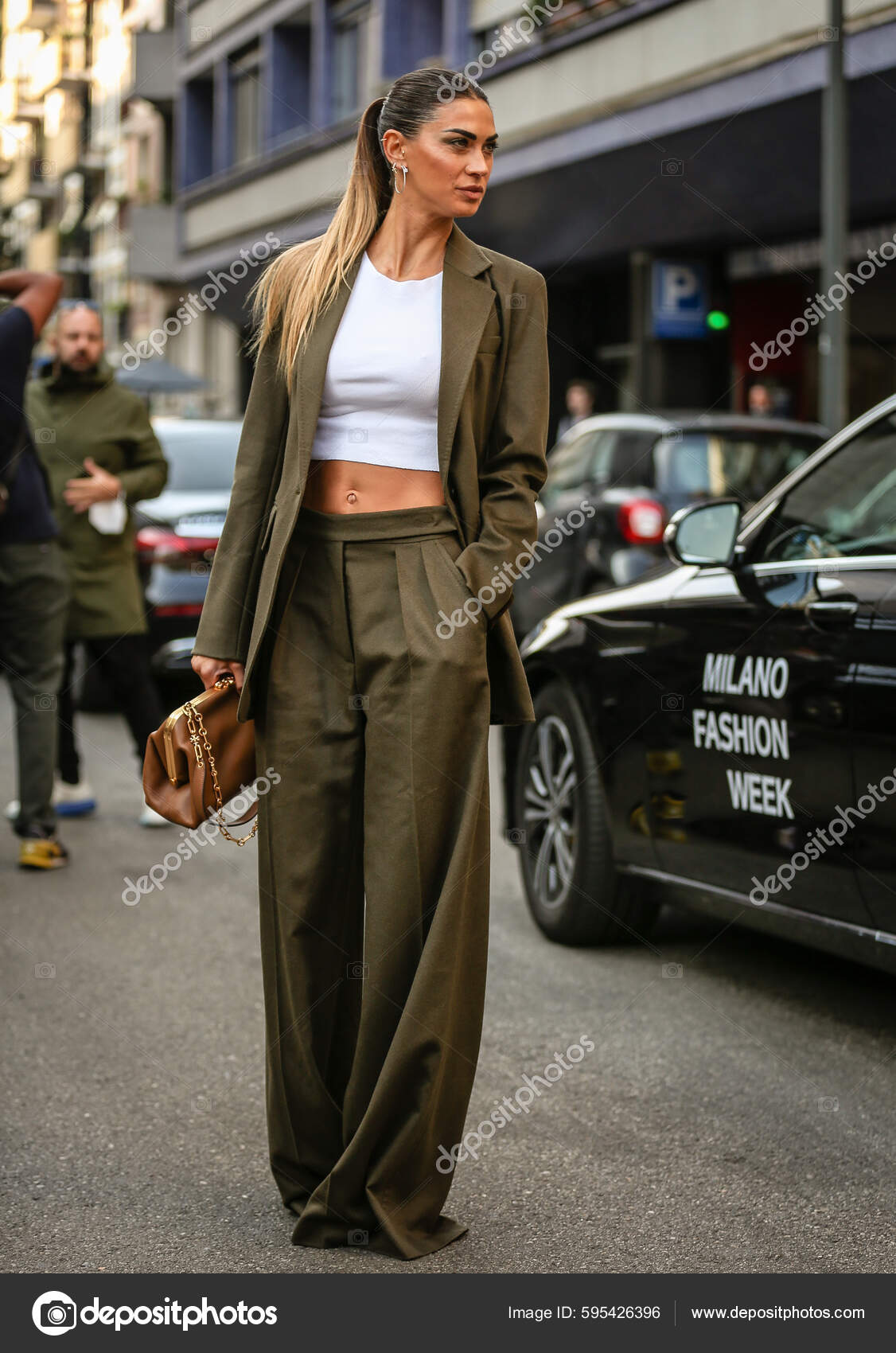 Milan Italy September 2021 Melissa Satta Street Milan — Stock