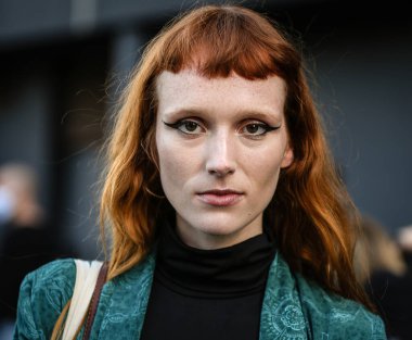 MILAN, Italy- September 27 2020: Lou Mari on the street in Milan.