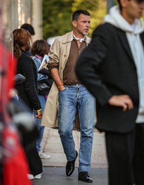 MILAN, Italy- September 24 2021: Markus Ebner on the street in Milan.
