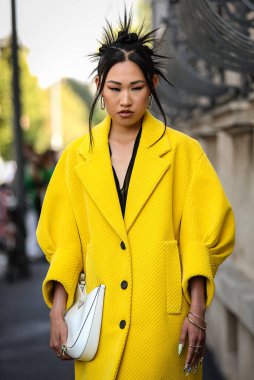 MILAN, Italy- September 24 2021: Jaime Xie on the street in Milan.