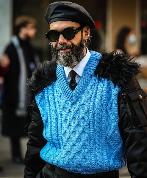 Milan Italy January 2022 Graziano Cintio Street Milan — Fotografia de Stock