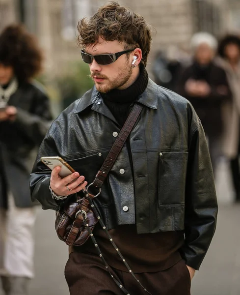 Paris Frankrike Mars 2022 Lorenzo Iacobone Gatan Paris — Stockfoto