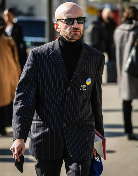 Paris Frankrike Mars 2022 Beka Gvishiani Gatan Paris — Stockfoto