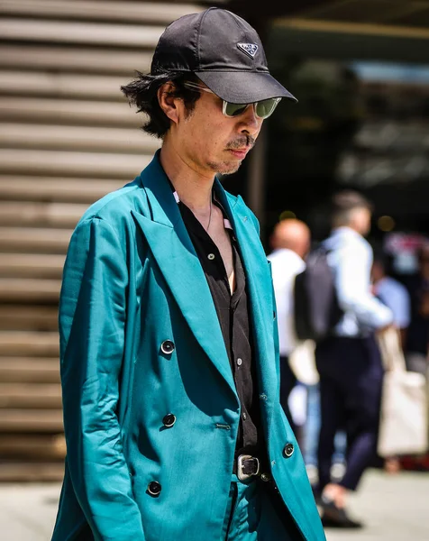 Florence Italie Juin 2022 Isao Kato Dans Rue Florence — Photo