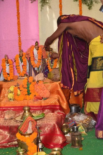 Касимкота Андхра Прадеш Индия Апреля 2016 Года Знаменитый Индуистский Фестиваль — стоковое фото
