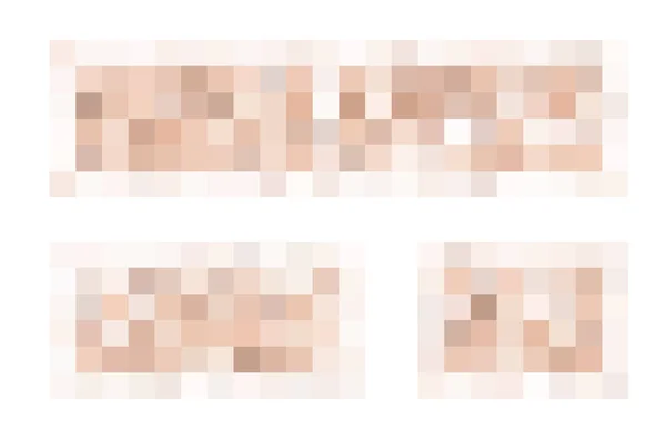 Conjunto de barras de pixel censuradas. Nudez da pele ou texto sensível capa de conteúdo adulto. Imagem censurada ilustração vetorial. —  Vetores de Stock