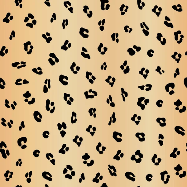 Luipaard naadloos geel patroon. Luipaard patroon ontwerp. Naadloos ocelot patroon voor behang, pakje, textiel. — Stockvector
