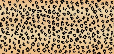 Leopar pürüzsüz sarı desenli. Leopar desenli tasarım. Duvar kağıdı, ambalaj kağıdı, tekstil için kusursuz oselot deseni.