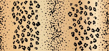 Leopar pürüzsüz sarı desenli. Leopar desenli tasarım. Duvar kağıdı, ambalaj kağıdı, tekstil için kusursuz oselot deseni.