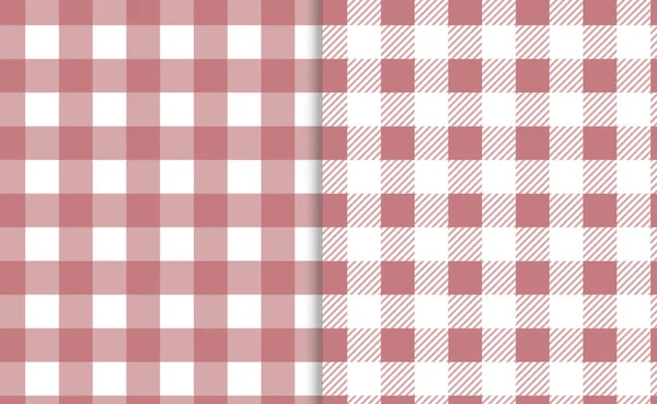 Conjunto Vichy Seamless. Padrão de Pastel Gingham. Fundo para a Páscoa, papel de parede, cobertor. —  Vetores de Stock