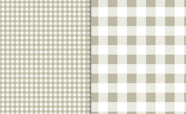Vichy Seamless set. Pastellfarbenes Muster. Hintergrund für Ostern, Tapete, Decke. — Stockvektor
