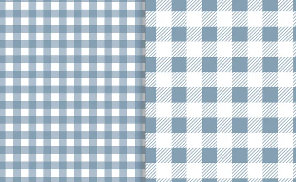 Vichy Seamless set. Pastel gingham pattern. Background for Easter, wallpaper, blanket. — Stock Vector