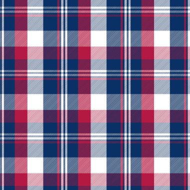 Ekose desenli. Pastel gingham deseni. Hafıza günü için arka plan, Amerika 'dan bağımsızlar. Duvar kağıdı, battaniye