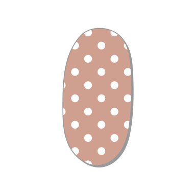 Puantiyeli mektup. Pastel boho puantiyeli yazı tipi. Albümler, albümler, el sanatları ve okul projeleri için el çizimi mektup tasarımı