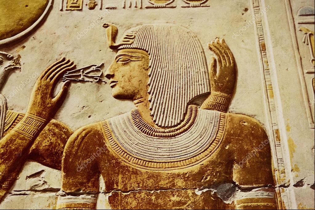 The ancient Egyptian art stone carving Egyptian art — Stock Photo © pengyou93 39286063