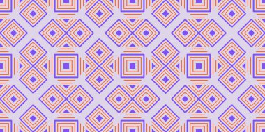 Tasarım için Memphis geometrik kusursuz desen elementleri. Web, satış, posterler, reklamlar, şablon, promosyon için vektör ilüstrasyonu