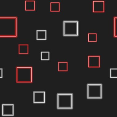 Soyut neon arkaplan. Geometrik şekillerin dokusu kare