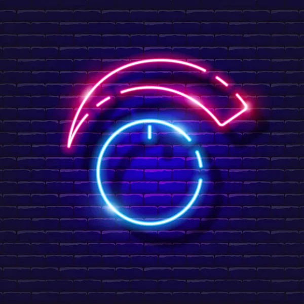 Volume Control Neon Icon Music Glowing Sign Music Concept Vector — Stock Vector