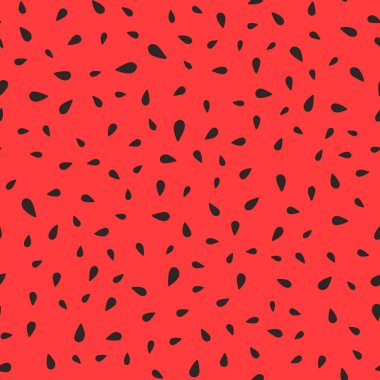 Karpuz dilimlenmemiş desen. Yaz meyvesi ve böğürtlen. Kumaş tasarımı için vektör illüstrasyonu, hediye kağıdı, bebek kıyafetleri, tekstil, kartlar.