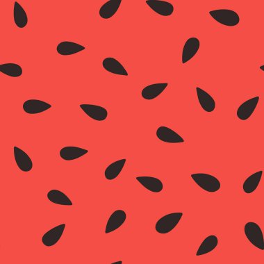 Karpuz çukuru dikişsiz desen. Yaz meyvesi ve böğürtlen. Kumaş tasarımı için vektör illüstrasyonu, hediye kağıdı, bebek kıyafetleri, tekstil, kartlar.