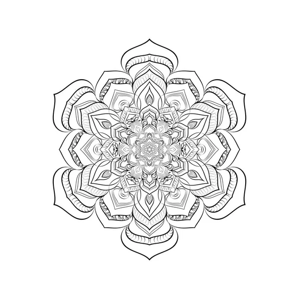 Mandala Design Teckningar För Barn Uppkopplad — Stock vektor