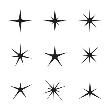 Beyaz arkaplanda izole edilmiş ögeler ve semboller