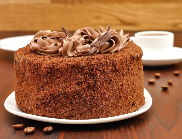 Torta al cioccolato — Foto Stock