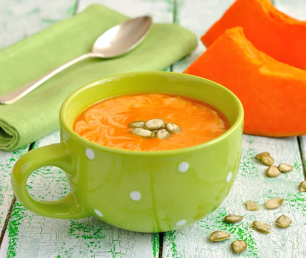 Sopa de calabaza — Foto de Stock